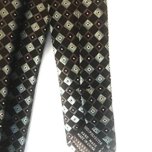 Alexander Julian Gray/Blue Silk Tie - Picture 3 of 5